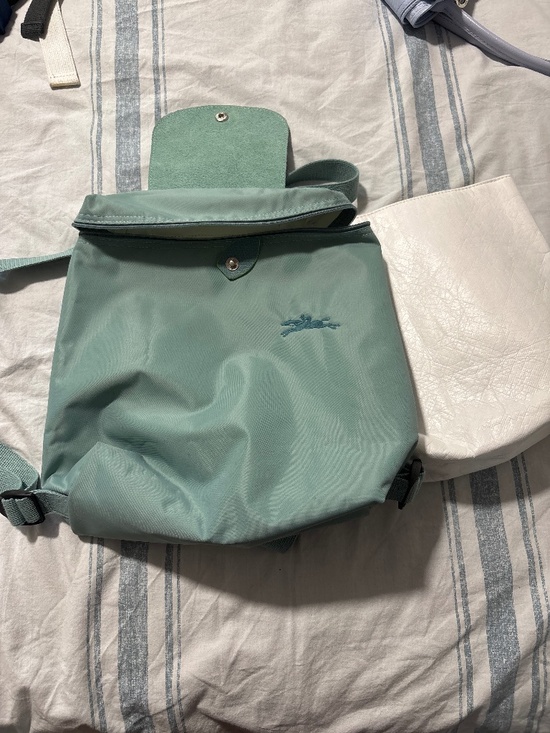 Longchamp Handbags - Seafoam Longchamp Backpack